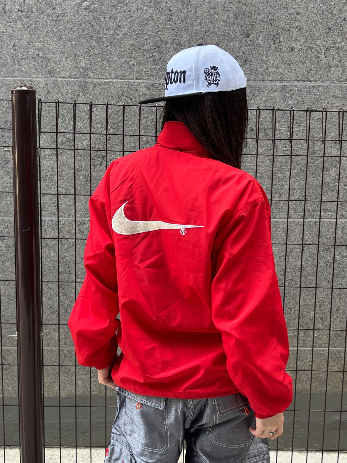 나이키 레드 스우시 바람막이 상품이미지2