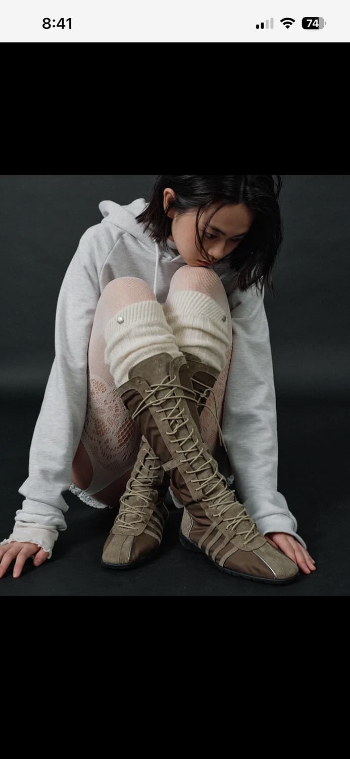 락피쉬웨더웨어 블리스 레이스업 롱 부츠-올리브250 상품이미지1