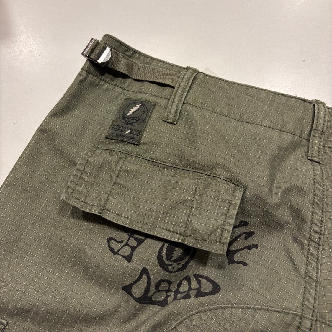 [XL] 디스이즈네버댓 그레이트풀데드 카고 바지 올리브 팬츠 C692 상품이미지7
