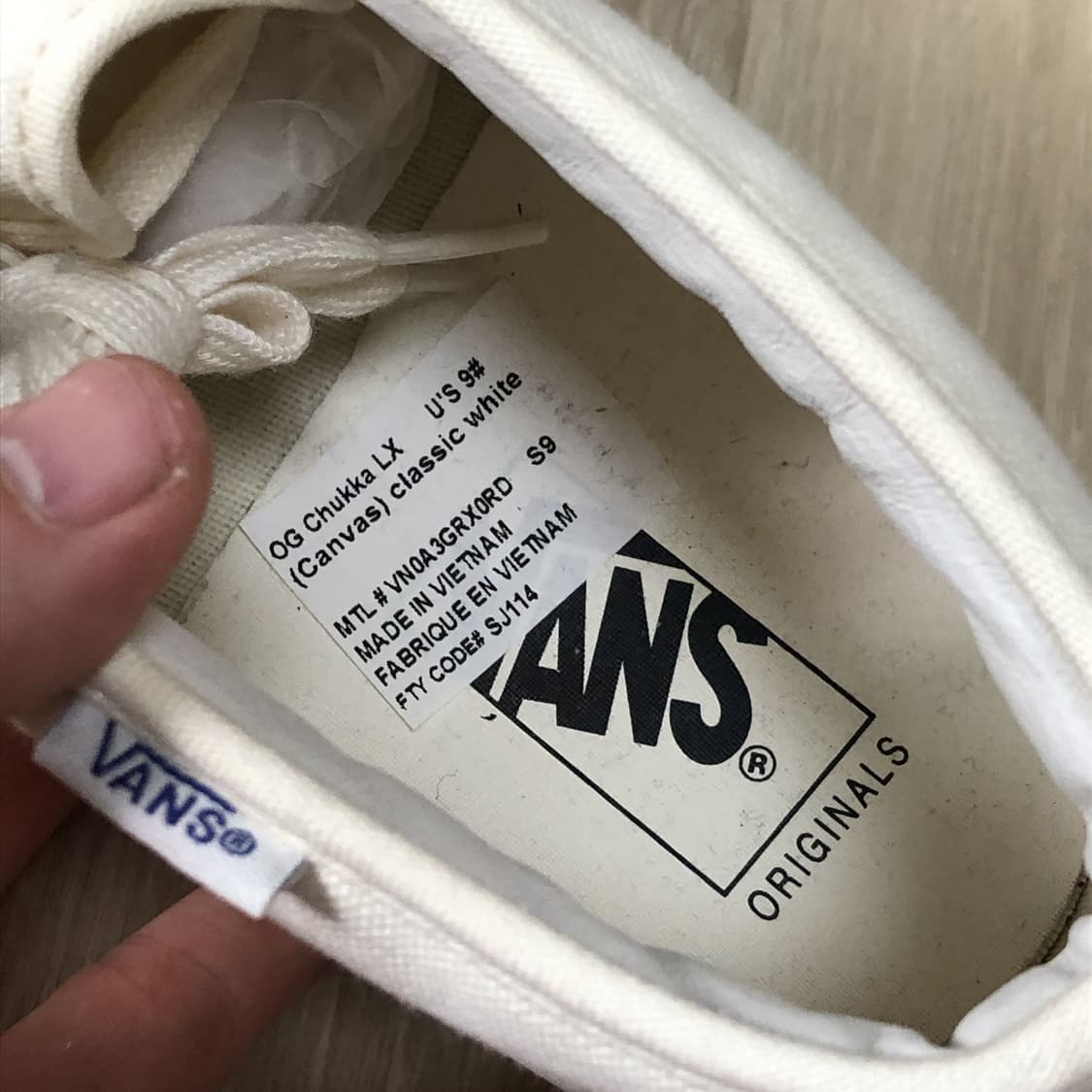 (270) 새상품 반스 볼트 VANS VAULT LX 처카 부츠 아이보리 상품이미지3