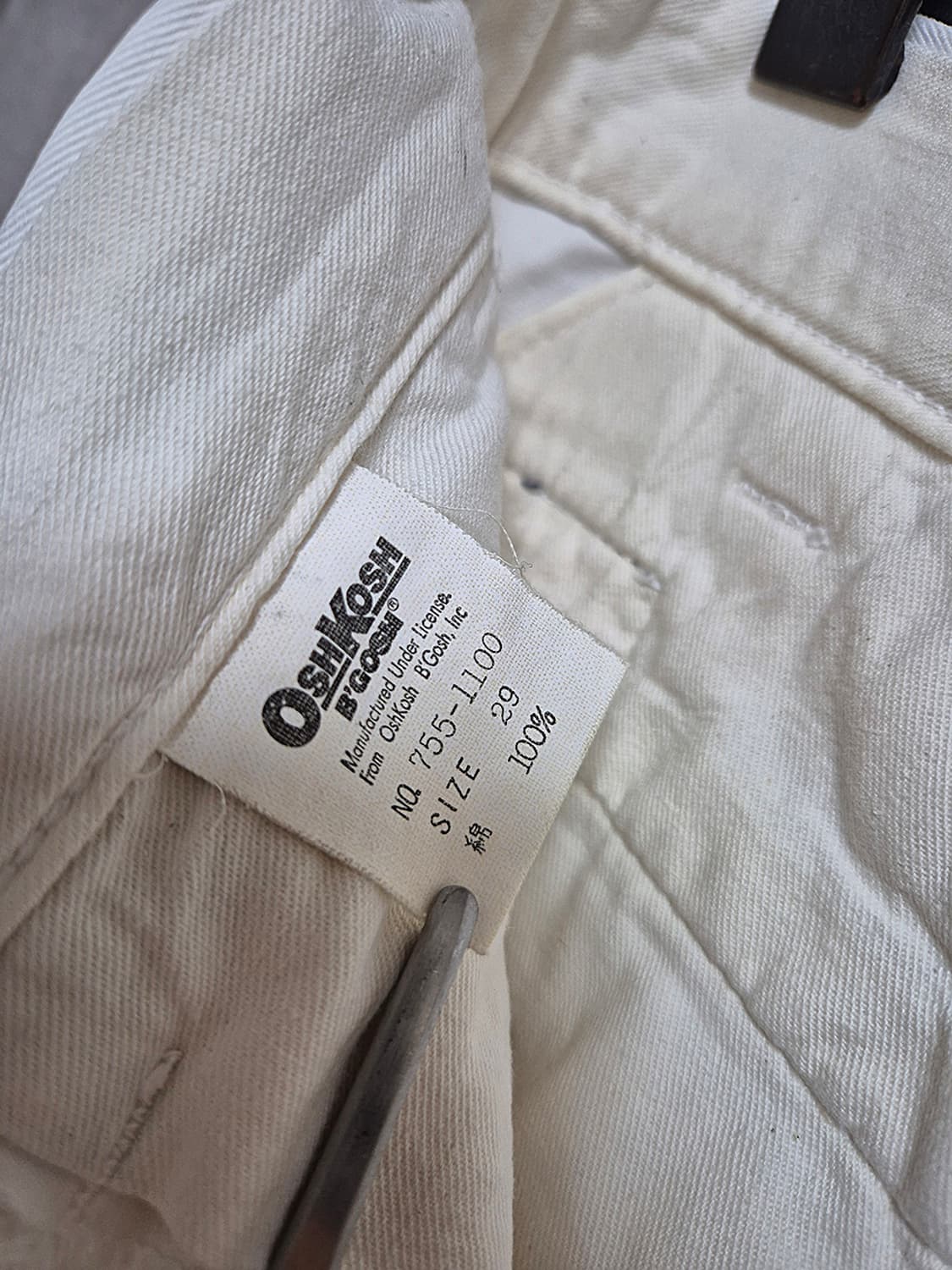OSHKOSH 오시코시 화이트 팬츠 (29, Made In Japan) 상품이미지8