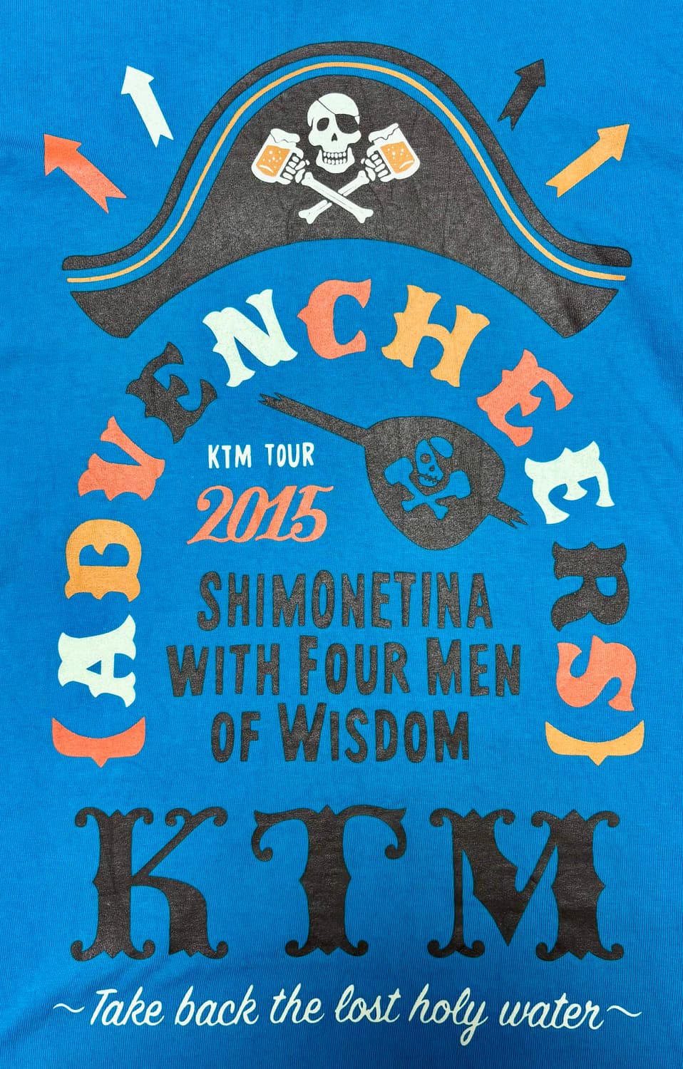 [S] 케츠메이시(KTM) 2015 투어 공식 굿즈 해적 그래픽 티셔츠 상품이미지4