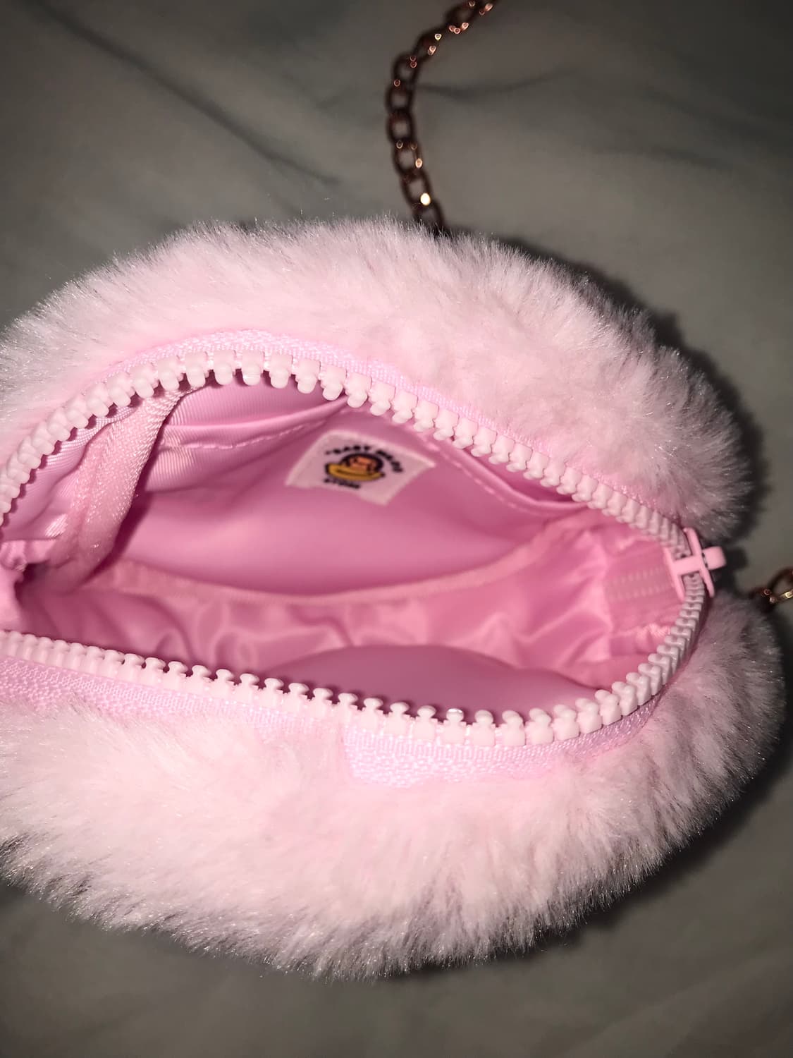 Bape 베이프 베이비 마일로 플러시 크로스바디백 핑크 상품이미지6