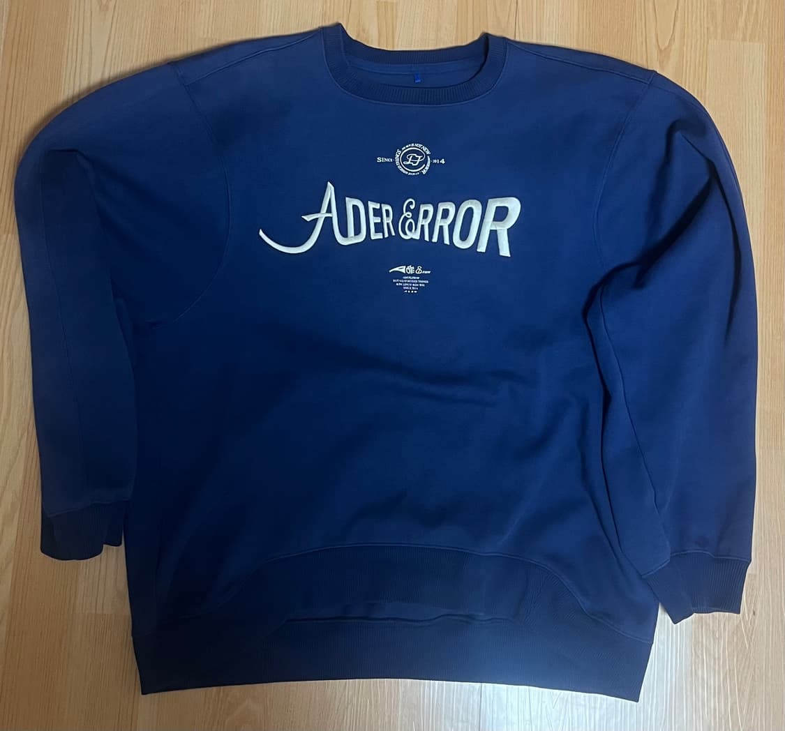 [A3] 아더에러 베리프 로고 스웨트 셔츠 네이비 상품이미지2