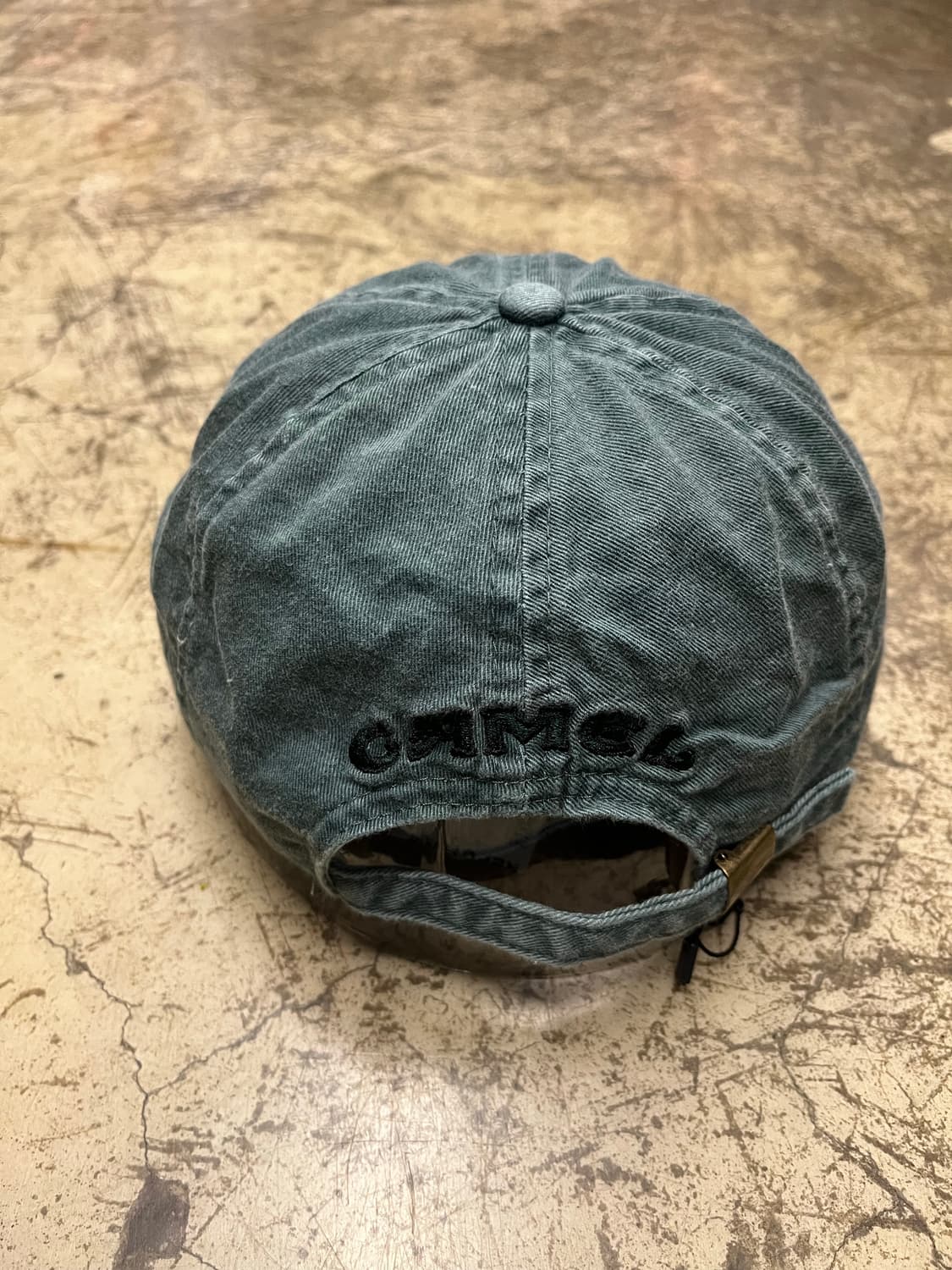 90s 카멜 자수 워싱 볼캡 상품이미지5