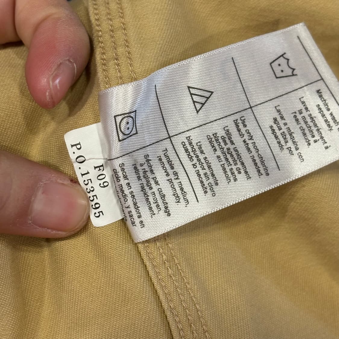 칼하트 워크 셔츠 베이지 XL 상품이미지9