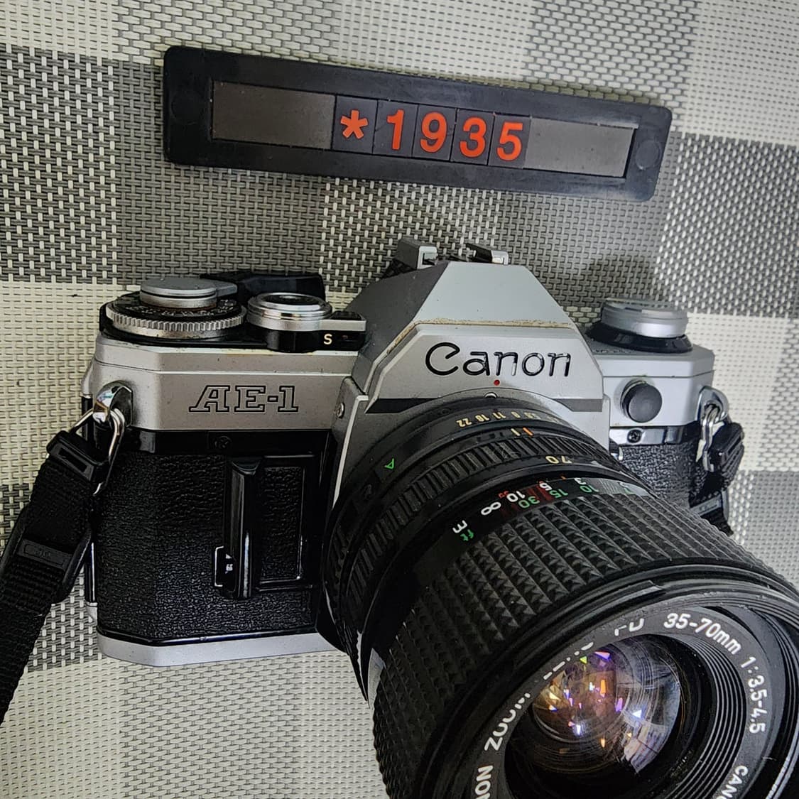 캐논 AE-1 필름카메라 실버바디 35-70 줌렌즈 상품이미지2