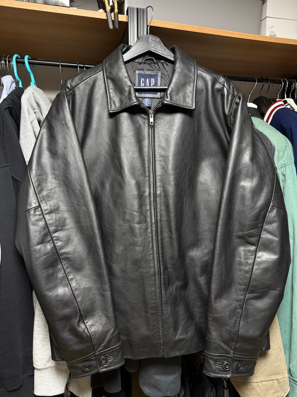 올드갭 가죽자켓 상품이미지1