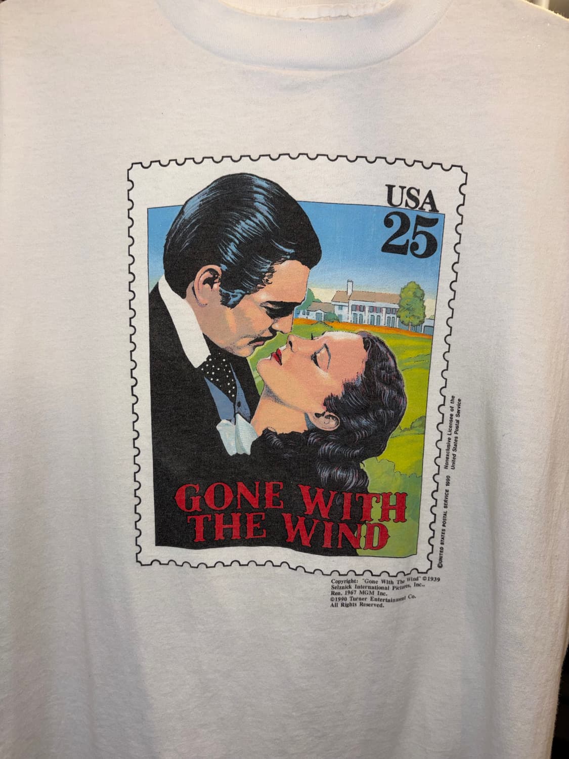90‘s Gone with the wind USPS T-shirt 상품이미지6