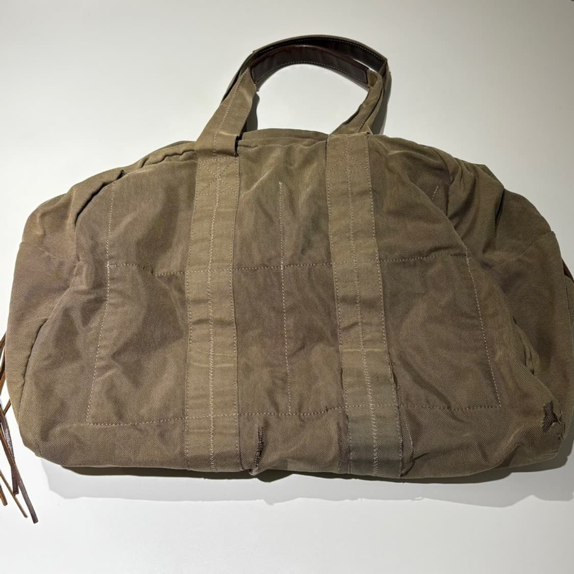 논네이티브 코튼 나일론 보스턴 백 상품이미지8