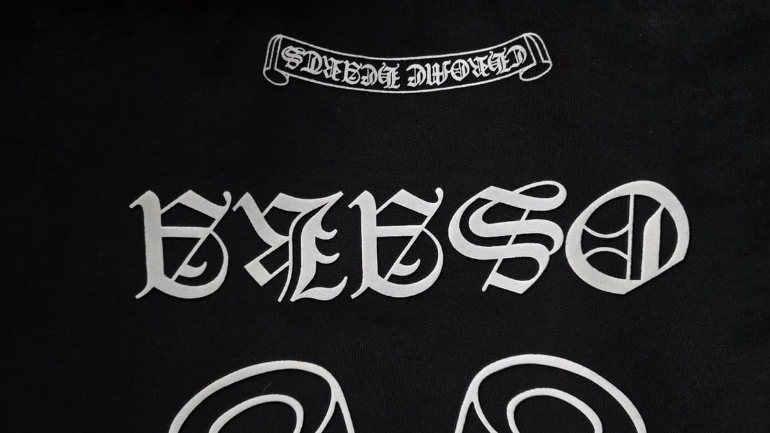 [새상품급,M]크롬하츠 홀스슈 오사카 후드티 블랙 상품이미지4