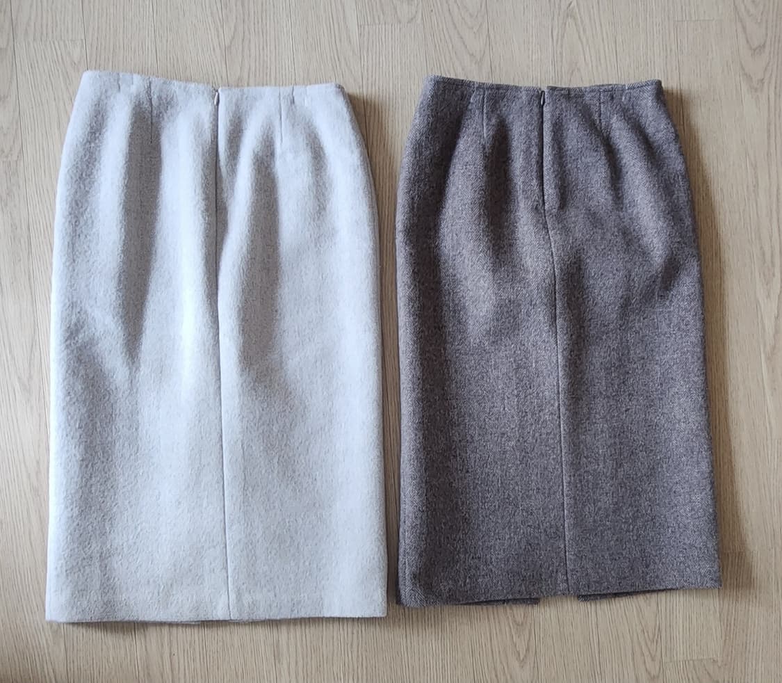 octette 오떼뜨 헤링본 H스커트 치마 멜란지베이지,브라운 상품이미지8