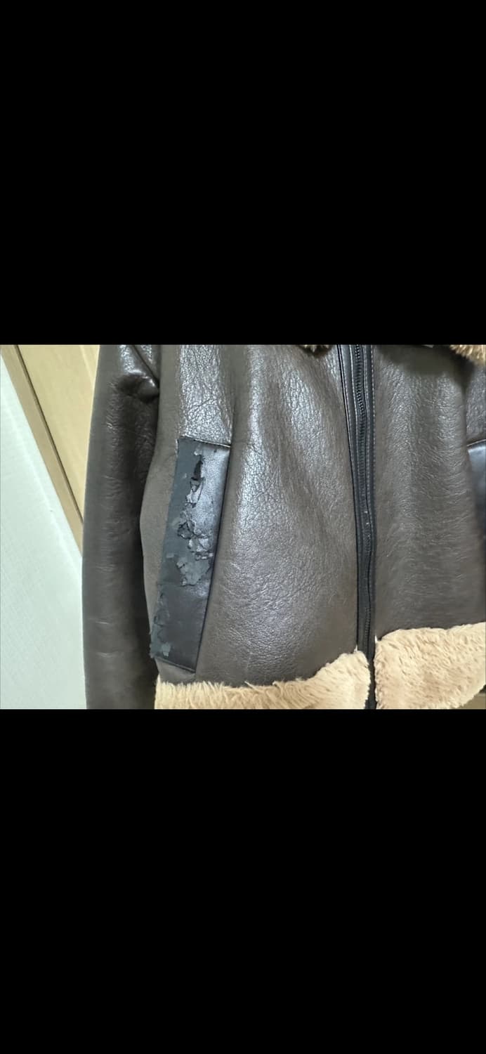 주머니 까짐O) 보헤미안서울 무스탕 브라운 상품이미지3