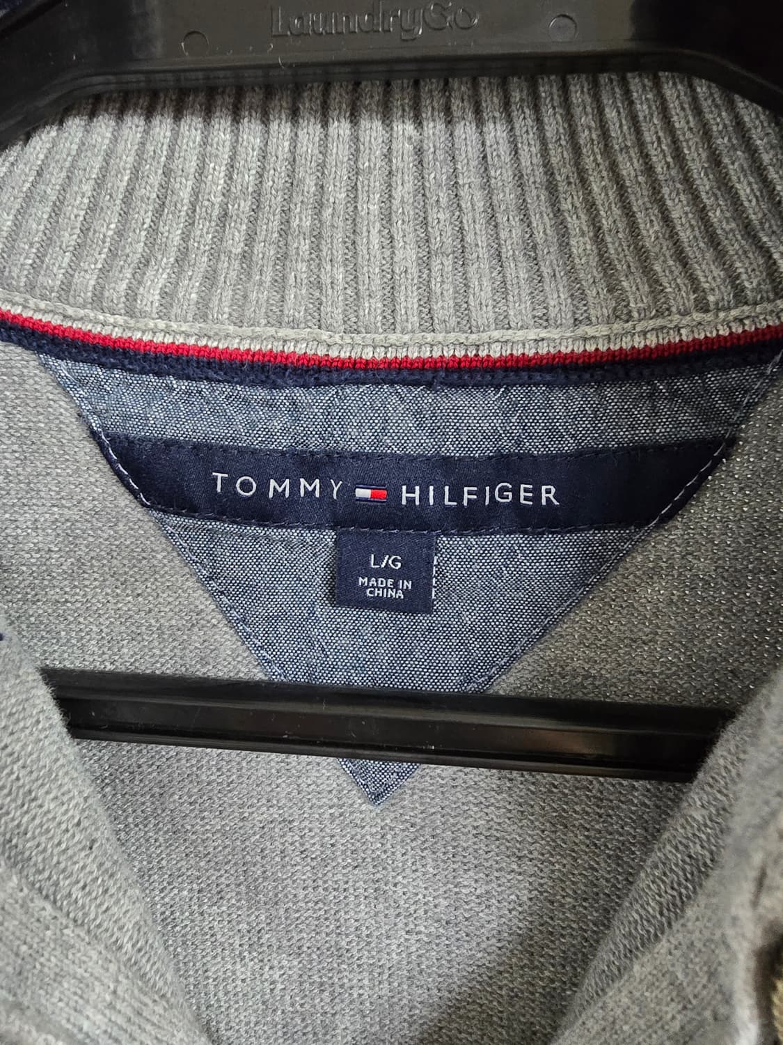 타미힐피거 하프넥 니트 그레이 (1916) 상품이미지3