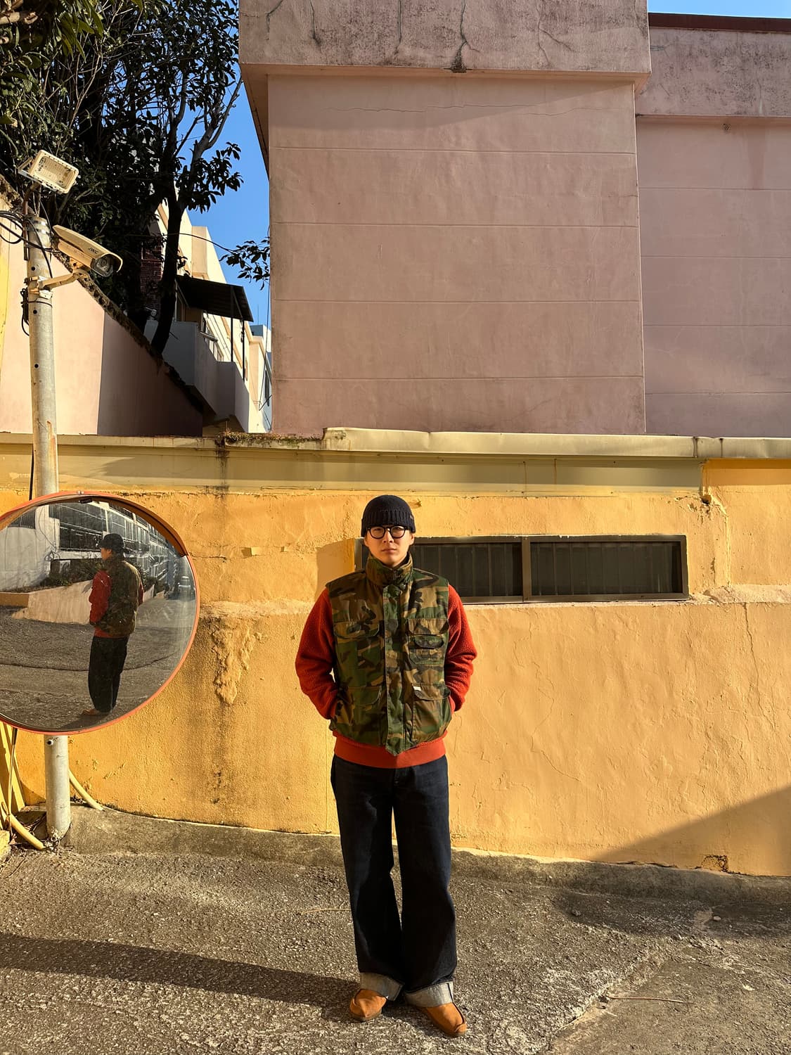 빈티지 밀리터리 조끼 상품이미지1