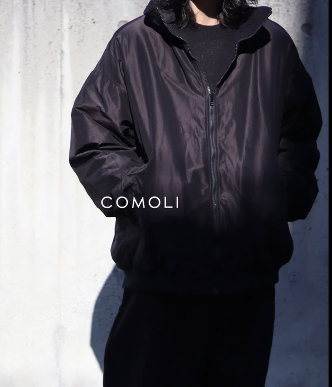 코모리 실크 트랙 자켓 1 상품이미지1
