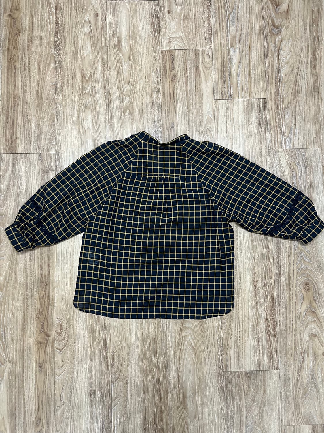 BCBG 체크 블라우스 상품이미지5