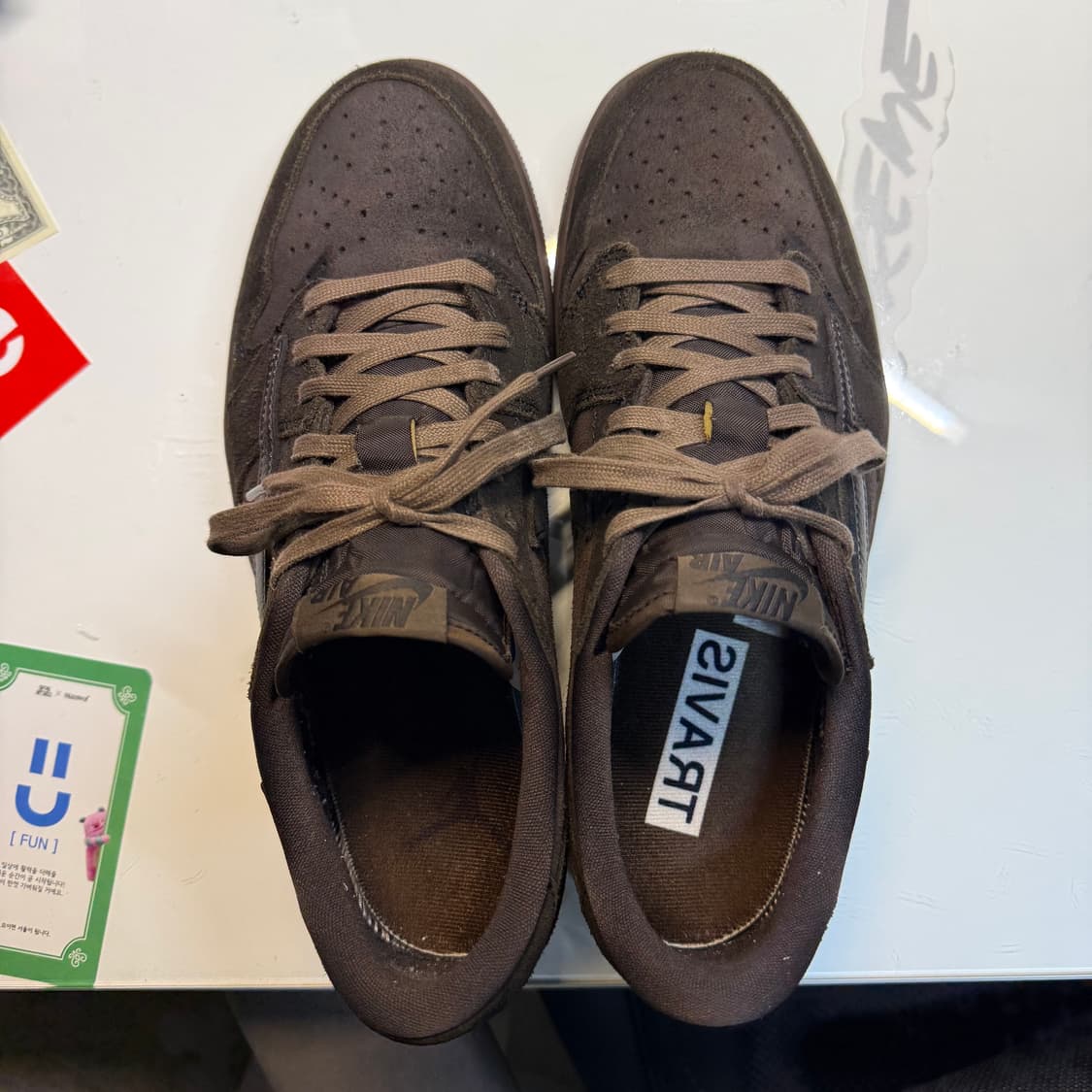 조던1 로우 스캇 벨벳 브라운 275 상품이미지4