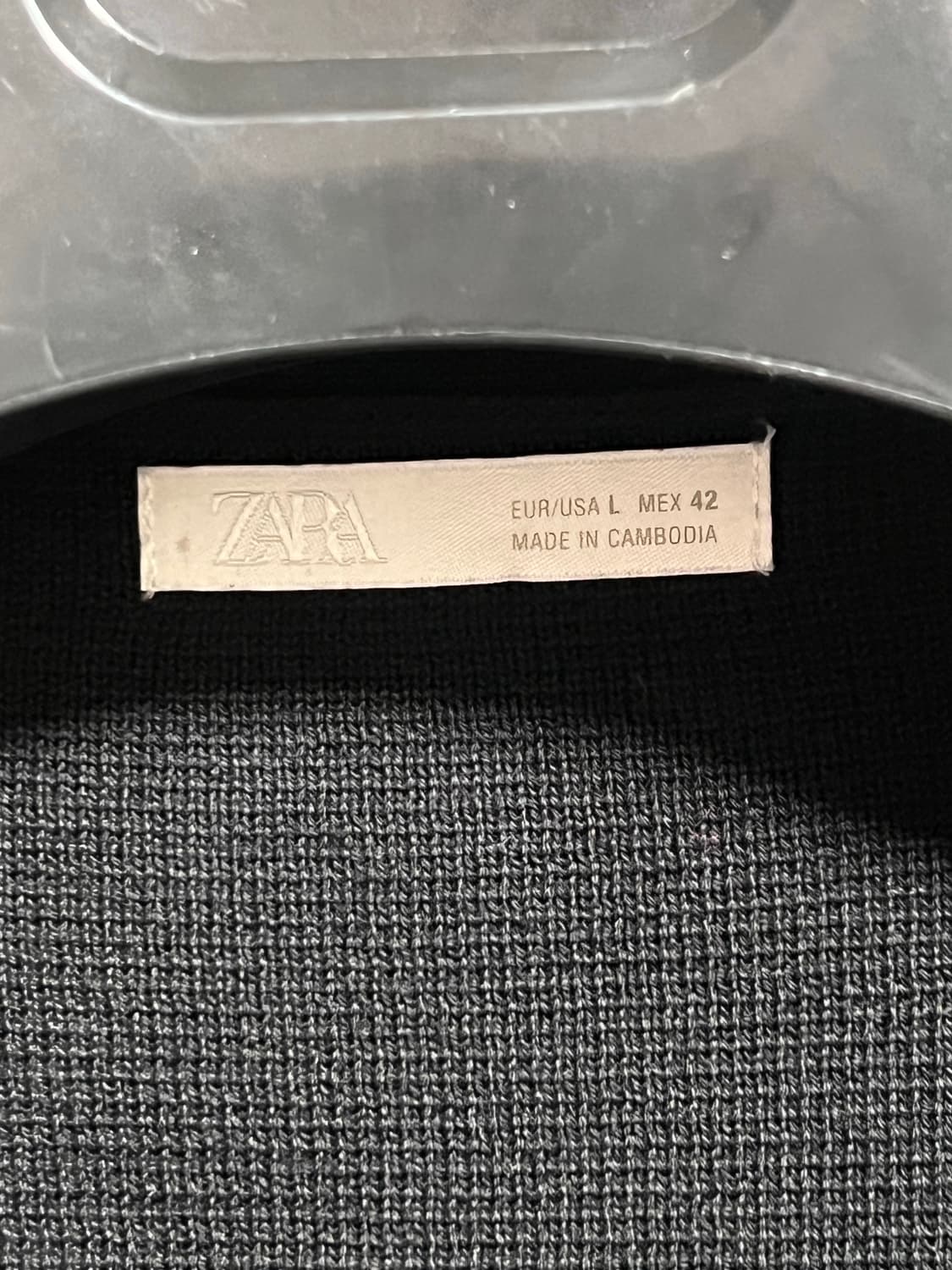 자라 브이넥 가디건 L (100-105) 반값 판매 상품이미지2