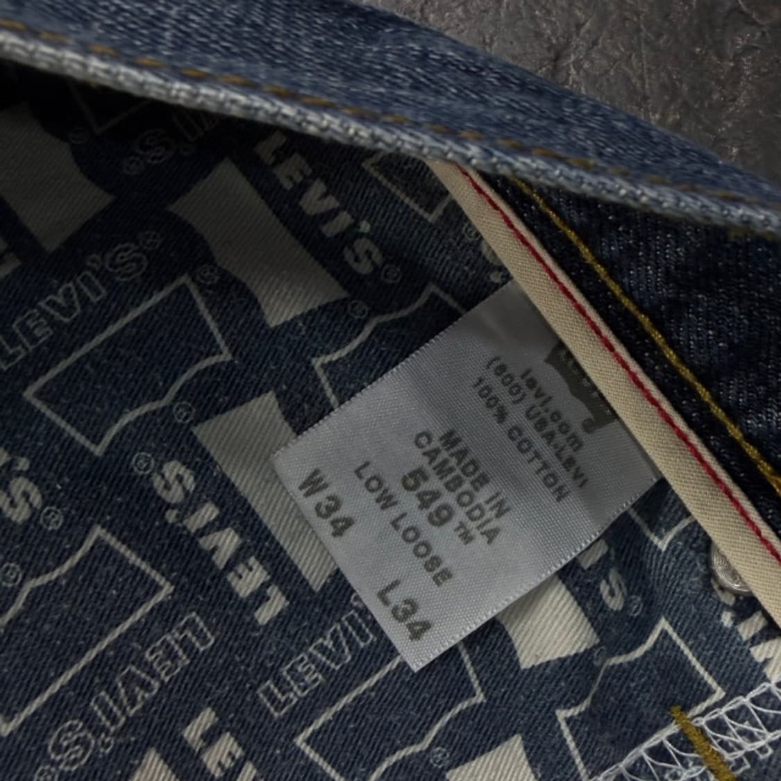 34 리바이스 549 로우 루즈핏 청바지  상품이미지4