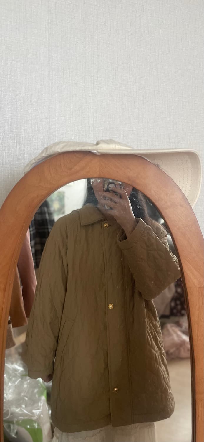 모리걸 빈티지 카라 후드 패딩 상품이미지3