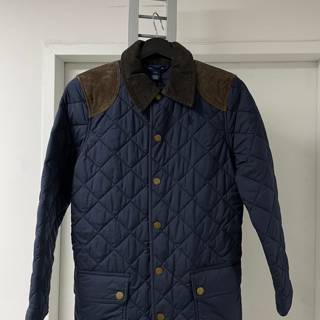폴로 랄프로렌 네이비 롱 퀄팅 자켓 L12-14(W) 상품이미지2