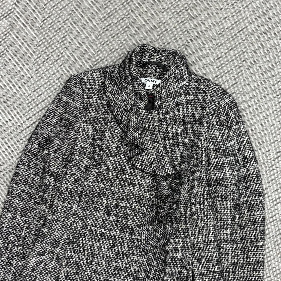 Dkny 프릴디테일 보카시 코트 v1183 상품이미지3