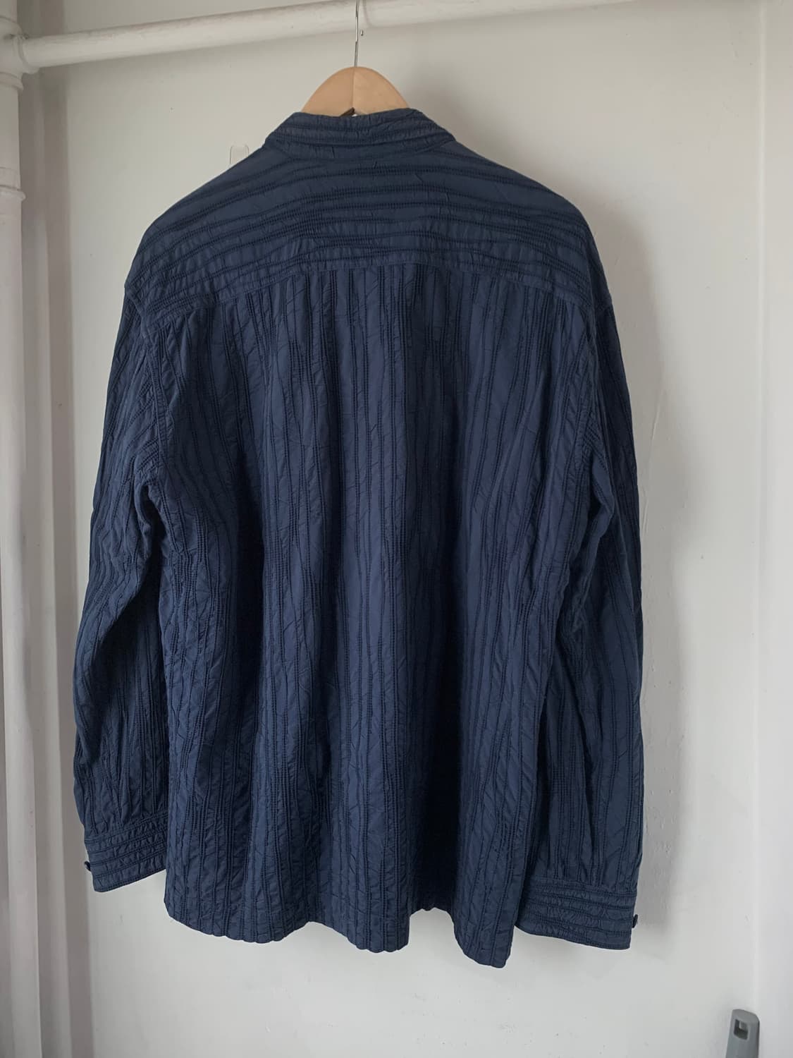 issey miyake men 링클 가공 클링클 셔츠 상품이미지3