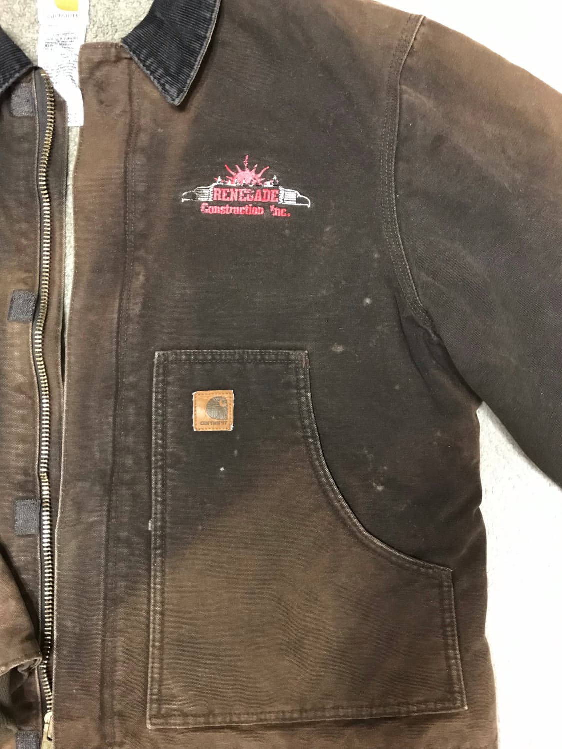 칼하트 아크틱  빈티지 다크브라운 L 상품이미지4