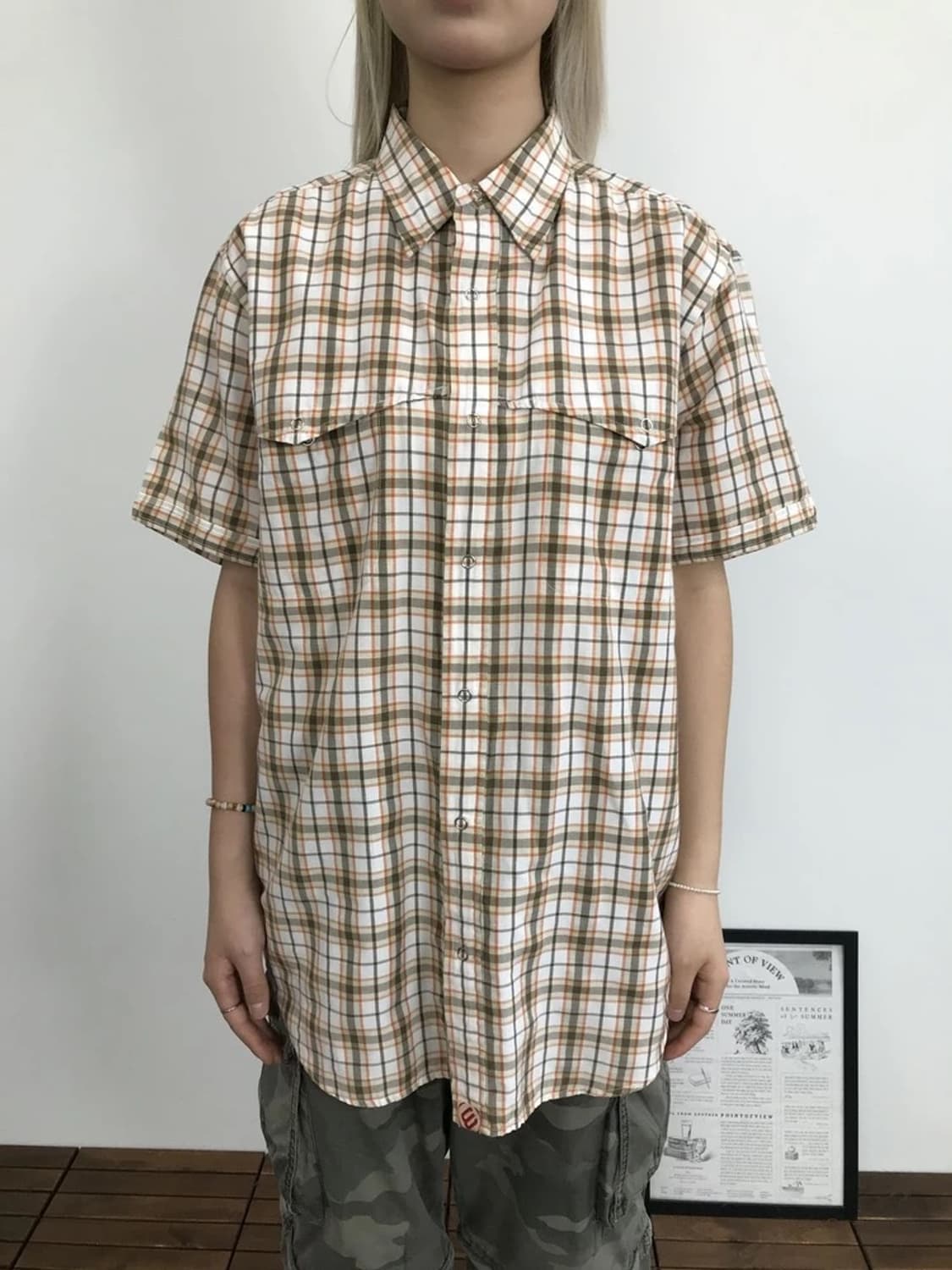 Ezekiel Plaid Short Sleeve Shirt 상품이미지2