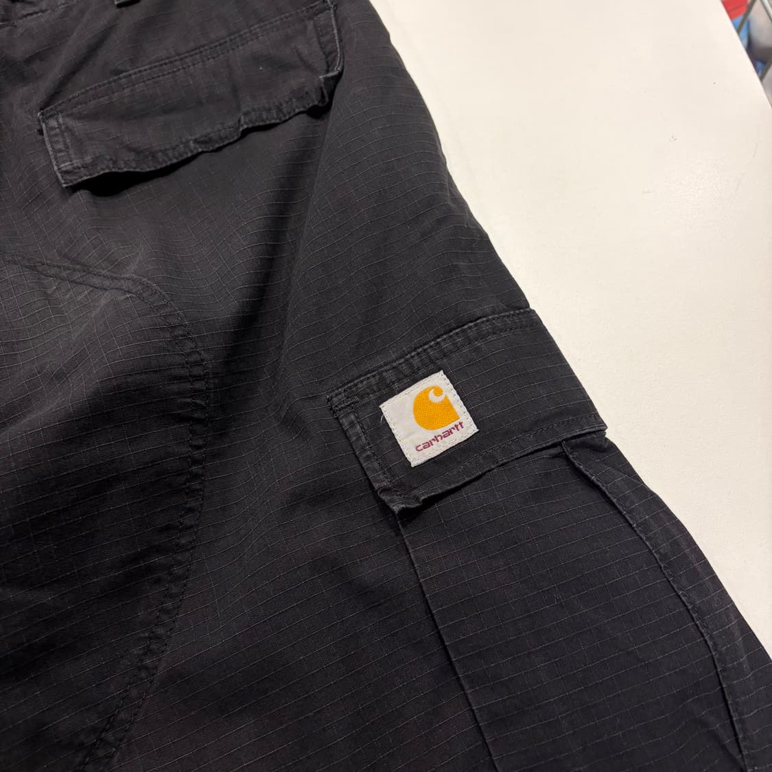 [32] 칼하트 레귤러핏 블랙 카고 바지 팬츠 B754 상품이미지8