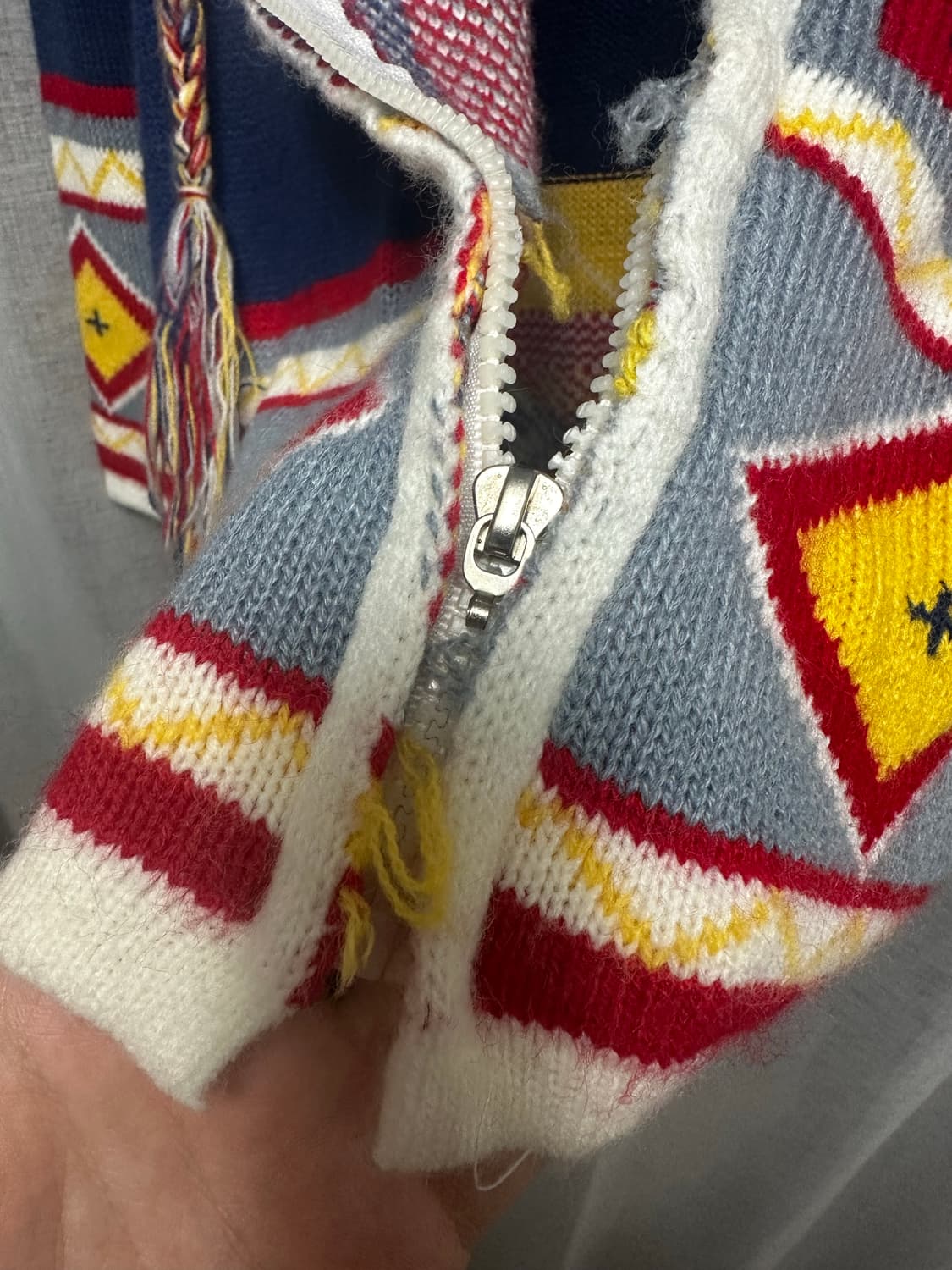 Ethnic hood knit 상품이미지6