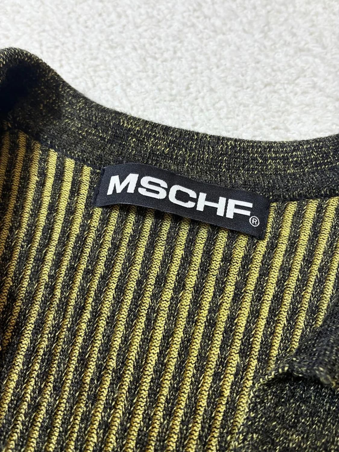 미스치프 니티드 투톤 셔츠 PN6852 상품이미지7