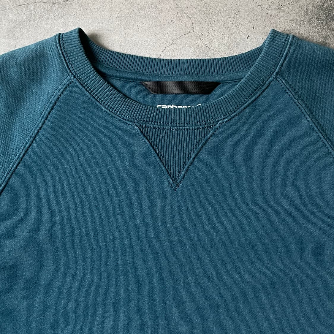 CARHARTT 칼하트 빈티지 딥블루 롱 슬리브 스웨트셔츠 A00392 상품이미지2