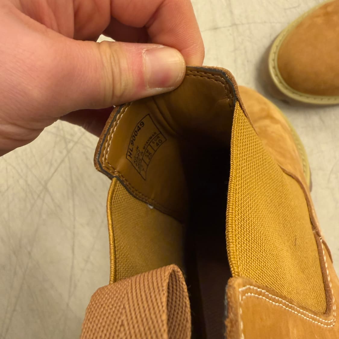 호킨스 스웨이드 브라운 첼시 부츠 U747 상품이미지5