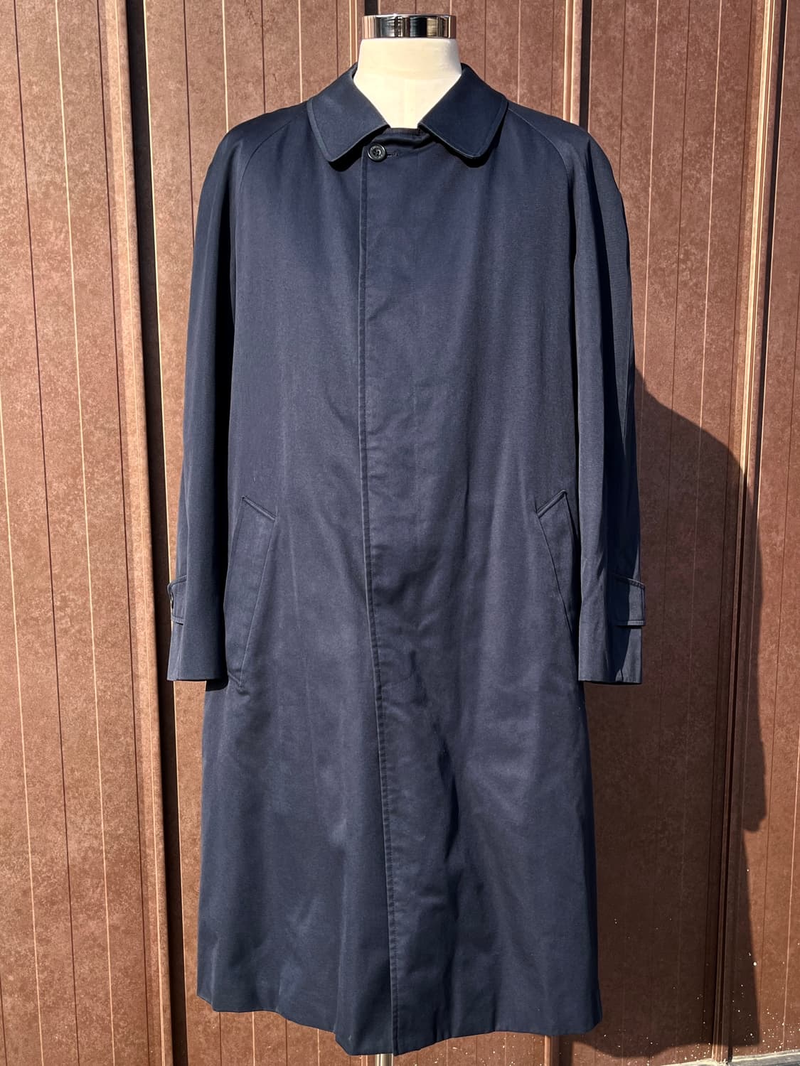 아쿠아스큐텀 잉글랜드 메이드 네이비 발마칸 코트 (울 라이너 포함) 상품이미지5