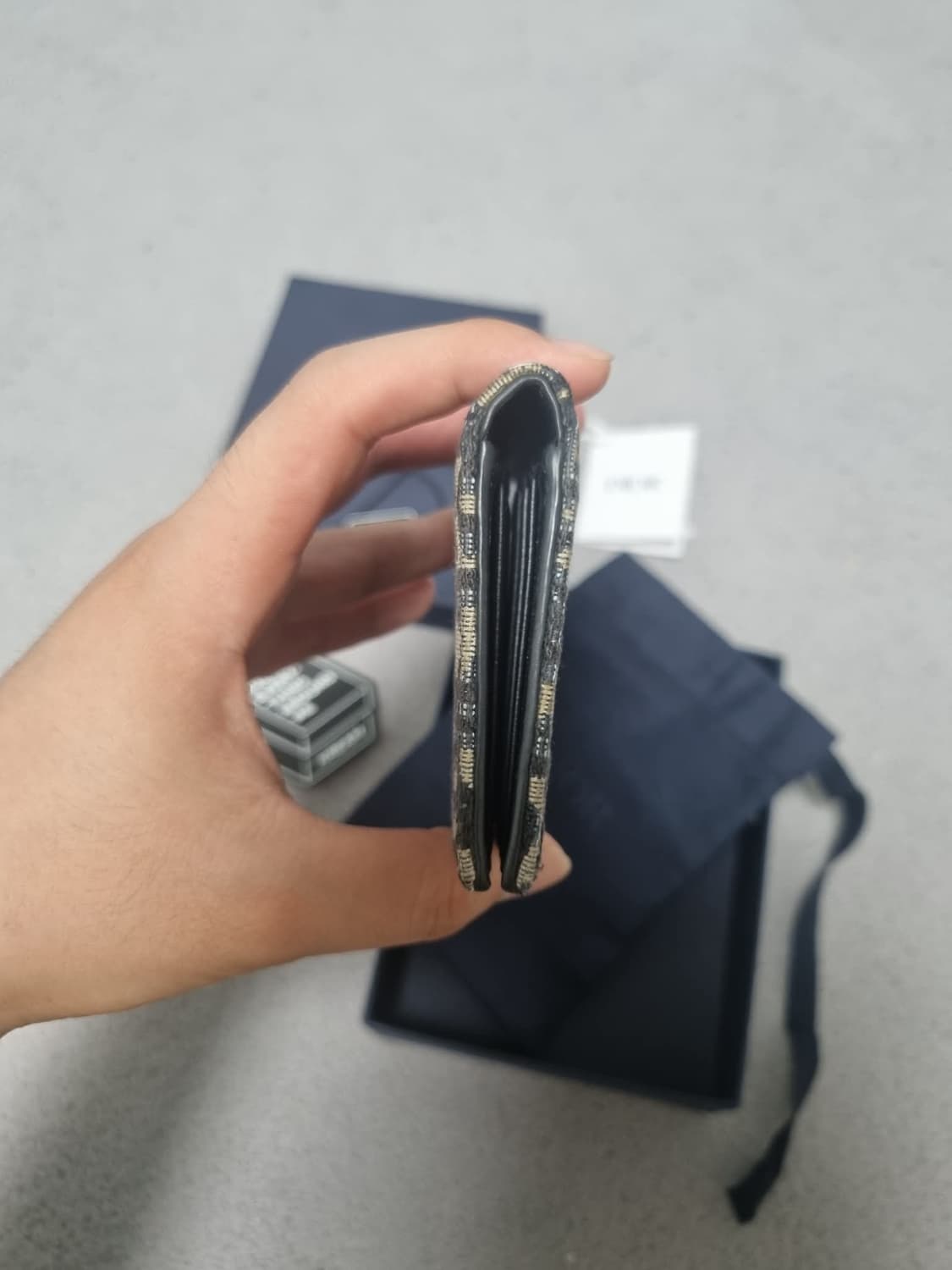 [ 크림 풀구성 ] 디올 오블리크 오거나이저 베이지 상품이미지2