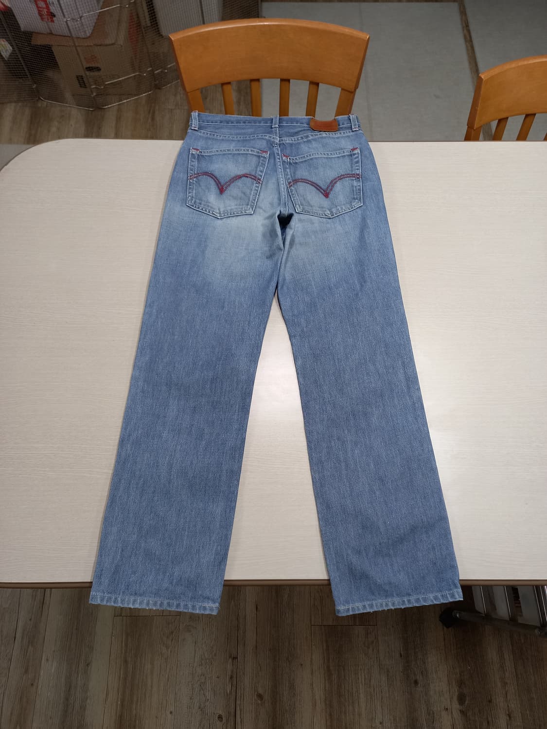 28 05's 리바이스502 워싱 일자진 연청 28-902 상품이미지2