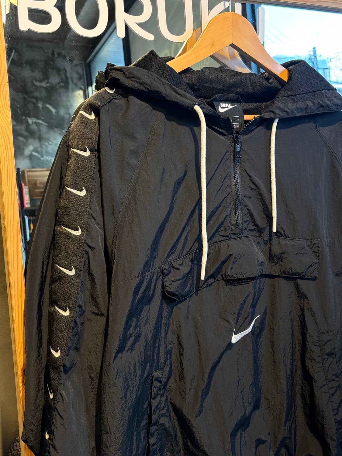 나이키 스우시 블랙 아노락 XL 상품이미지2