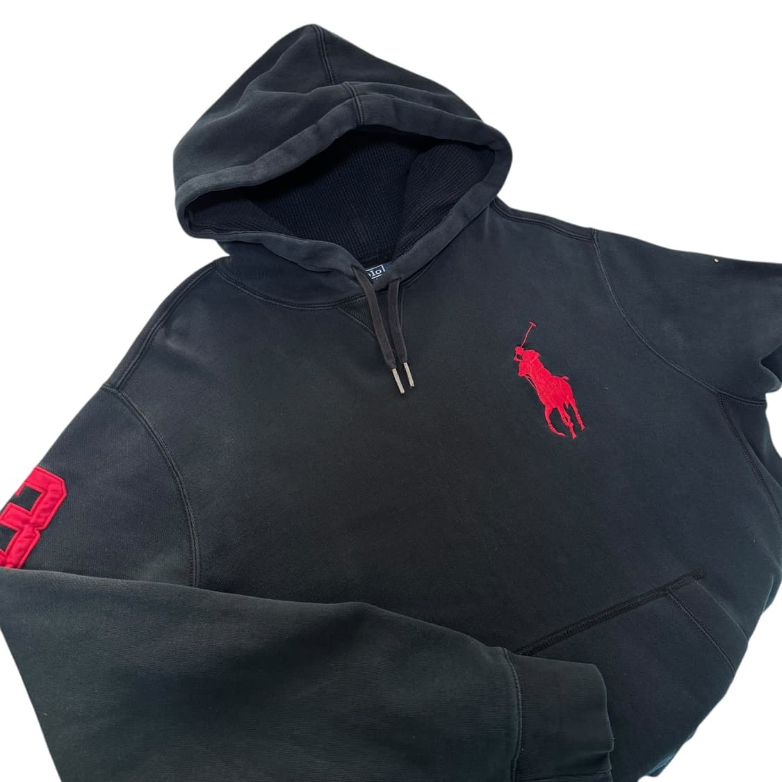 폴로 랄프로렌 블랙 빅폴로니 후드 상품이미지2
