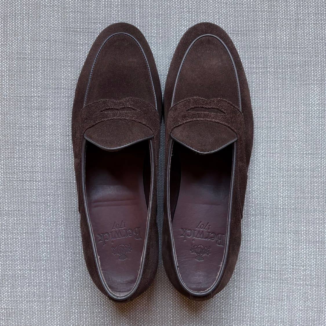 [260] BERWICK 4952 스웨이드 풀스트랩 페니 로퍼 상품이미지8