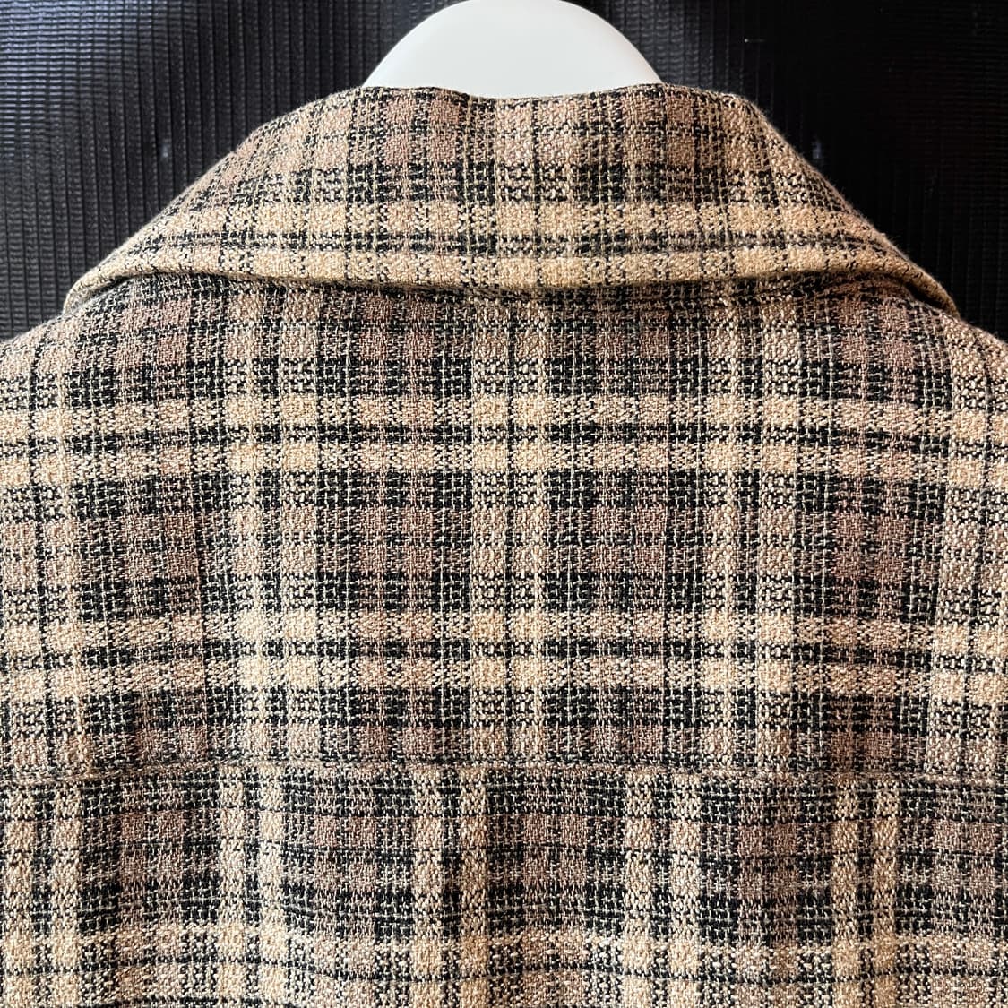 L) 90s BOSS Made in Italy 텍스처드 체크 셔츠 상품이미지8