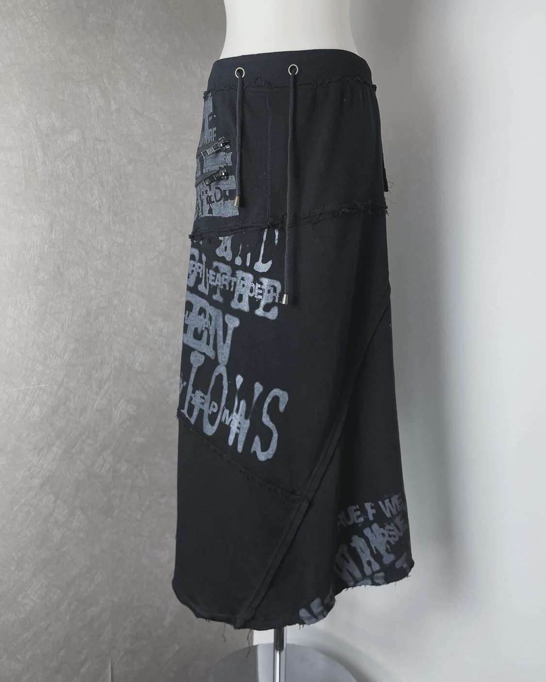 Funk long cotton skirt   상품이미지1