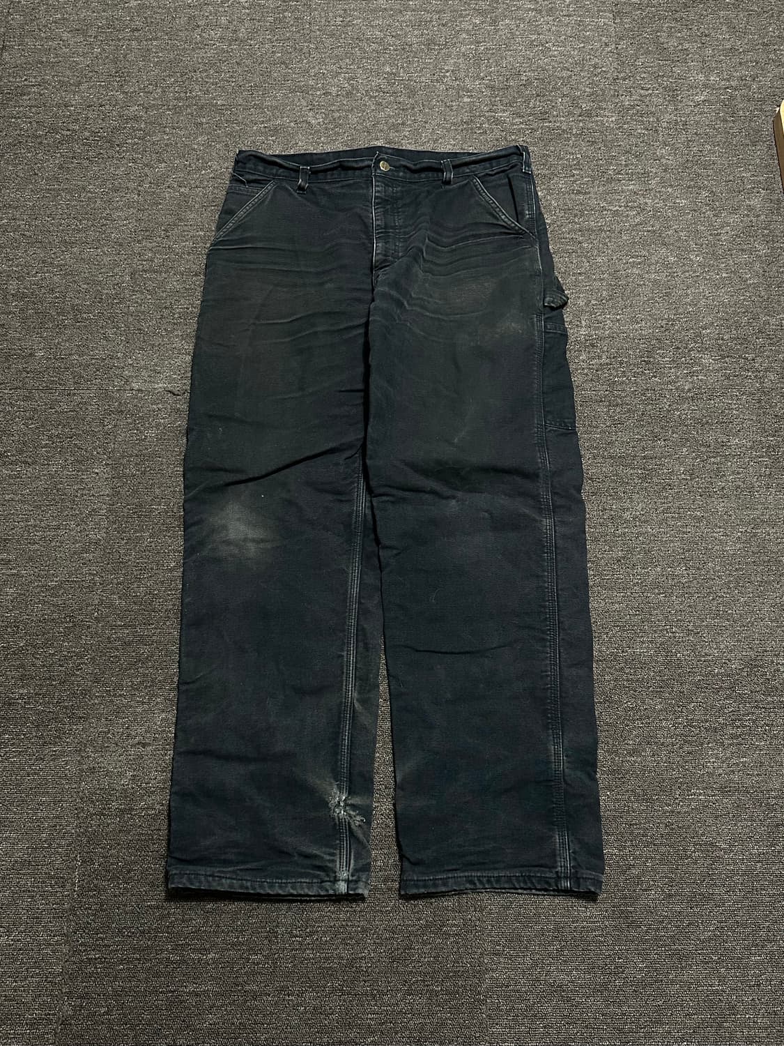 칼하트 싱글니 덕캔버스 라이닝 워크팬츠 36x32 상품이미지1