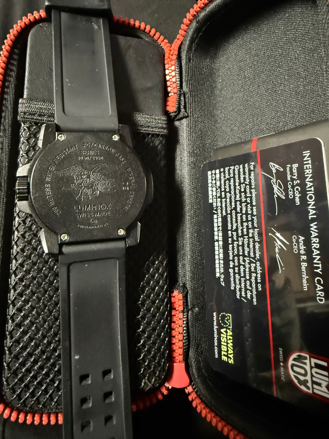 루미녹스 네이비씰 3050/3950 올블랙 상품이미지3