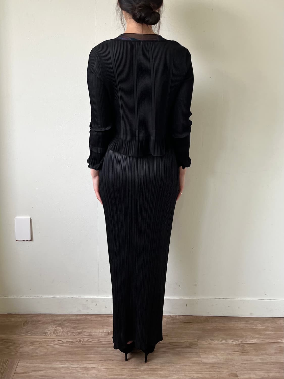 PLEATS PLEASE 블랙 플리츠 스커트 상품이미지10