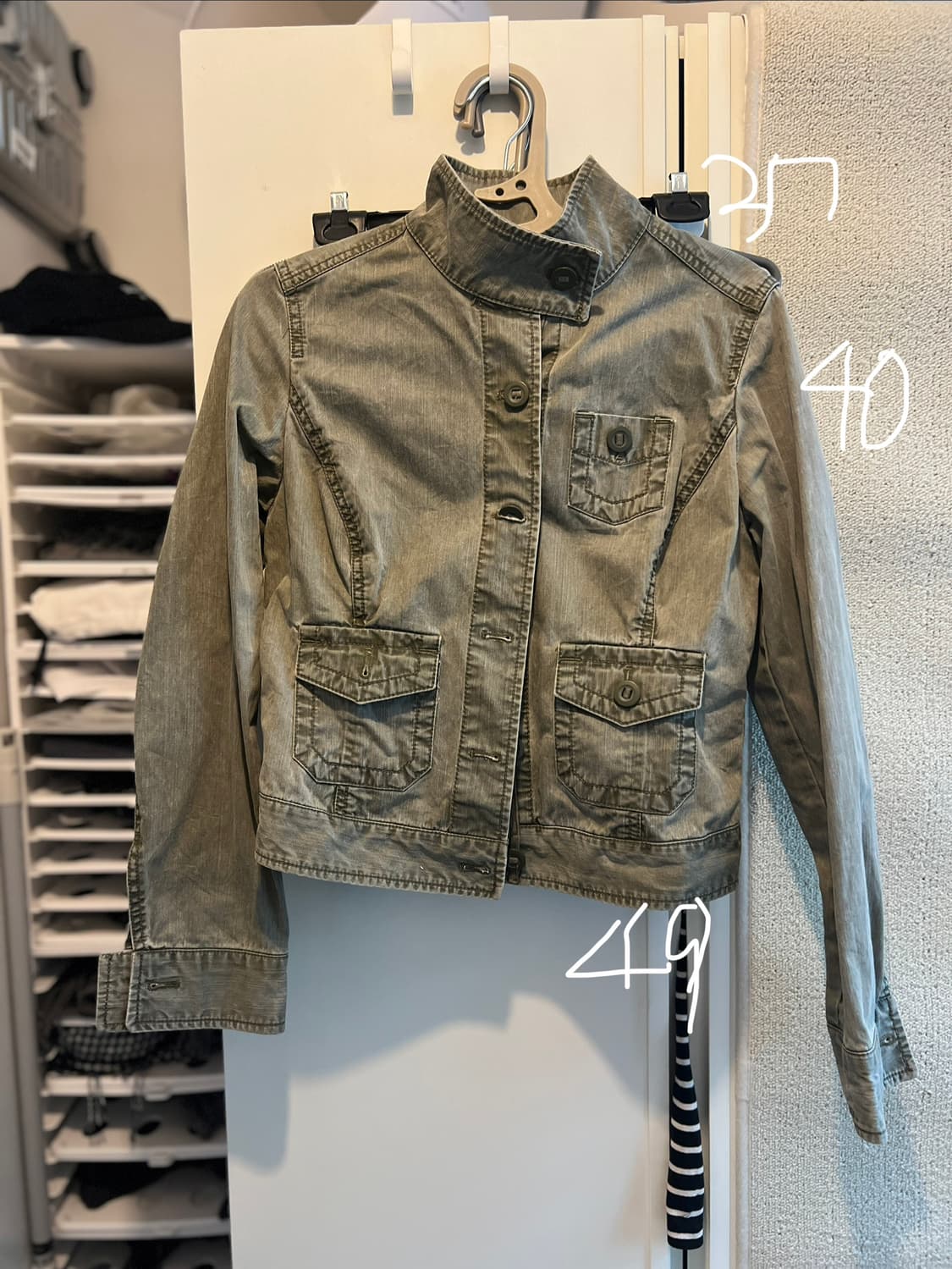 밀리터리 크롭 자켓 상품이미지2