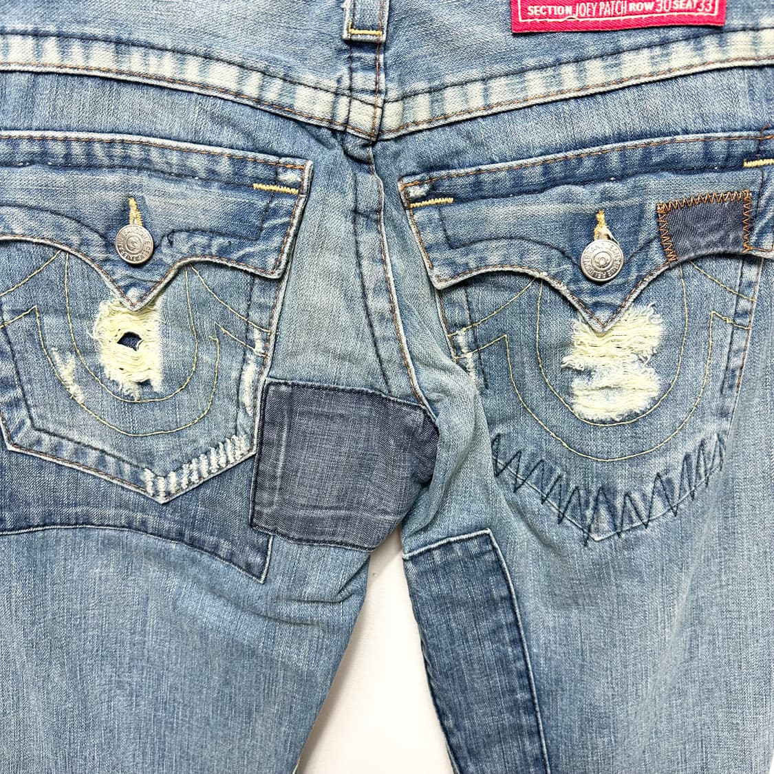 트루릴리전 joey 패치워크 플레어 데님 진 상품이미지7