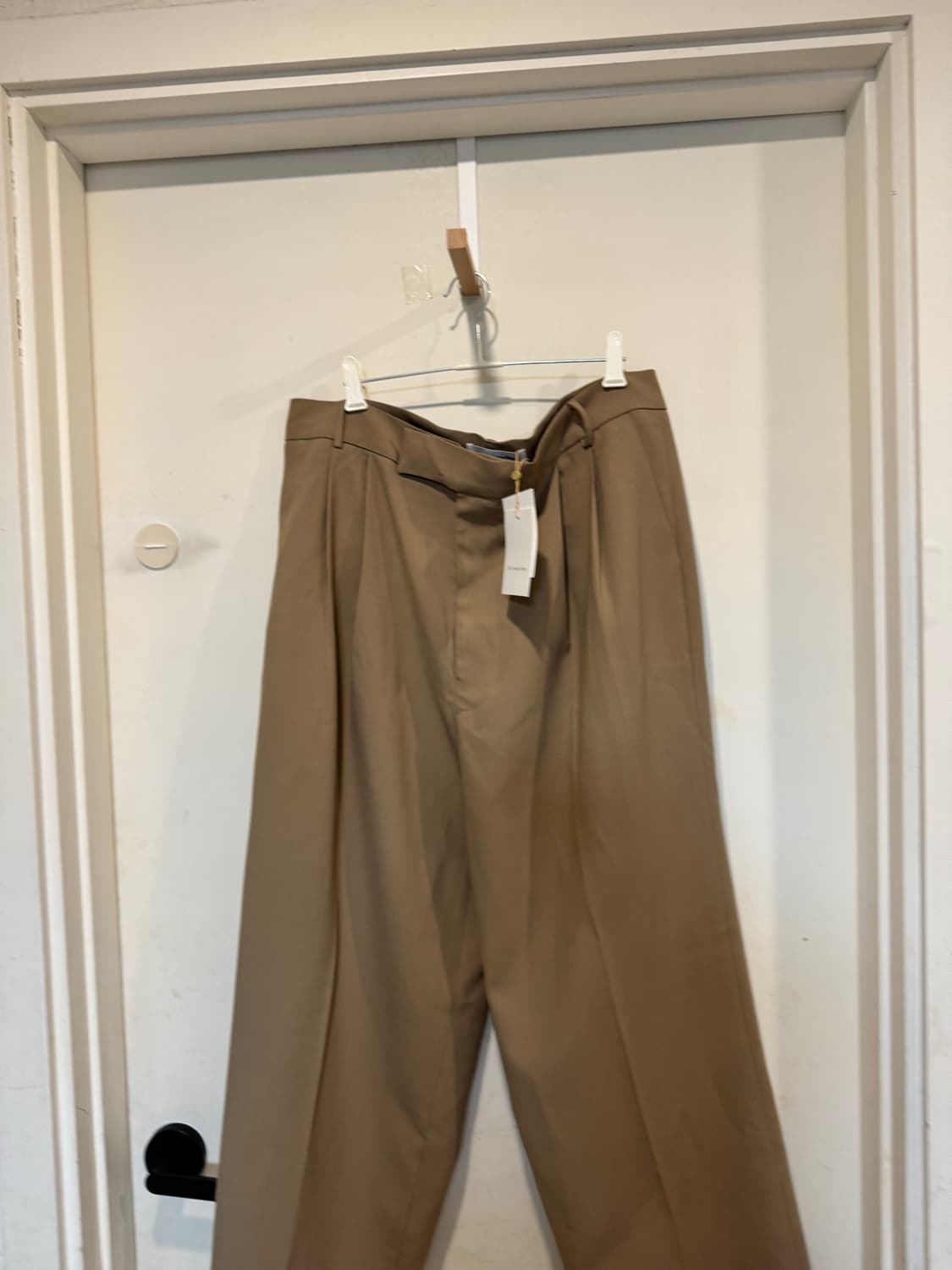 새상품 더프랭키샵 수트 팬츠 라떼  상품이미지4