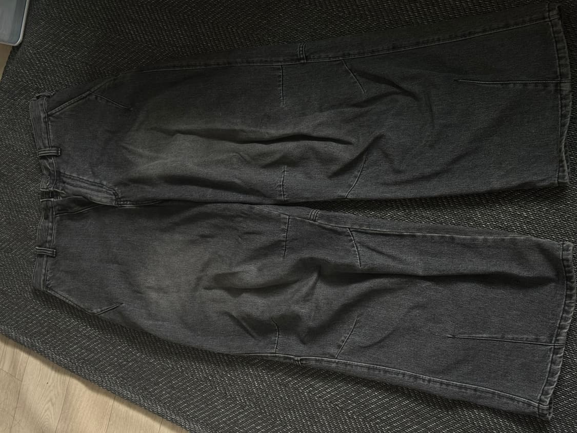 해칭룸 디키즈 스노우진 워시드 블랙 3 상품이미지2